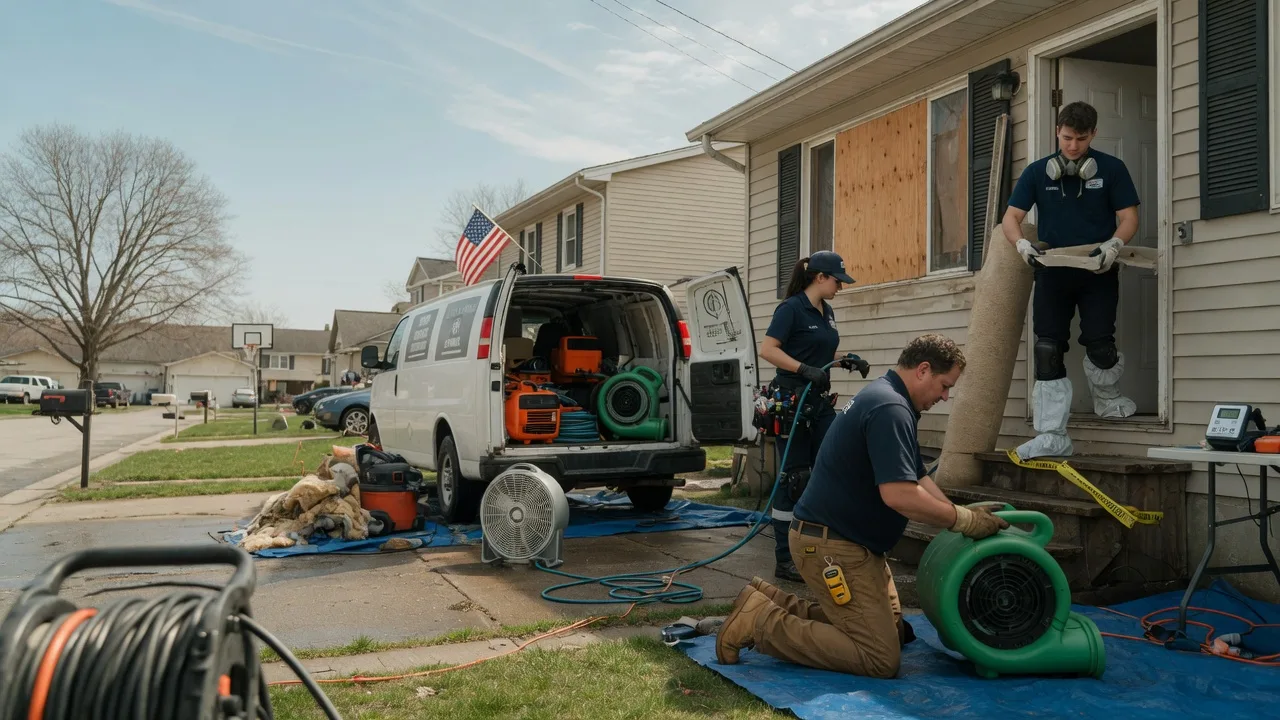Water Damage Restoration in North Bend, PA near me